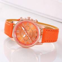 1 pezzo Orologio polso alla moda cinghia lega quarzo
