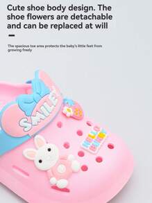 [Summer Essential] Kids Breathable Clogs Summer Boys Girls Indoor Bathroom Shower Slippers [Soft Bottom Anti-Skid] Cartoon Sandals Toddler Beach Casual Shoes [2025 New Arrival] Outdoor Sports Travel Holiday Street Snap Fashion Infant Baby Quick-Drying Breathable Sandals