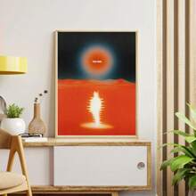 Set Of 1/3/6 Pcs Pop Modern Wall Arts Posters, Prints, Halo Posters, Study, Office, Bathroom, Dormitory, Living Room, Bedroom, Home Decoration Unframed-Style
