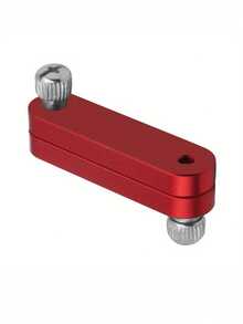 Aluminum Adjustable Ruler Stop Block Limit Block Ruler Positioning Block Easy To Use, Ruler Scriber Steel Ruler Ruler Positioner For Precision Woodworking And Marking - Multicolor - View 7