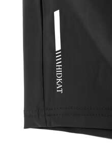 Quần dài đến bắp chân dành cho nam cỡ lớn, chất liệu co giãn cao, thoáng khí, có dây rút ở eo và túi khóa kéo, thích hợp cho tập gym, chạy bộ, mặc thường ngày, màu đen phản quang. - màu đen - Xem 8