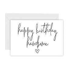 1PC Boyfriend Birthday Card, Husband Birthday Card, Birthday Card For Him, Happy Birthday Handsome Card, Gift For Boyfriend, Husbend