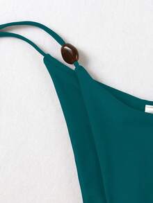 Polovedo Official Sexy Solid Color Women's Bikini Swimwear Vacation Beach Summer - Green - View 5