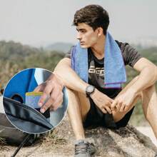 Asciugamano super morbido e ad asciugatura rapida per lo sport, con texture morbida e alta assorbenza dell'acqua, adatto per fitness all'aperto e per asciugare il sudore. È un articolo essenziale per golf, nuoto, campeggio, fitness e sport all'aperto, articoli da spiaggia essenziali