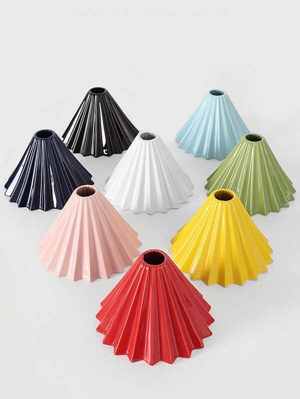 1pc V60 Ceramic Small Size Origami Handmade Coffee Drip Funnel Cake Filter Cup, Reusable Ceramic Coffee Filter, Multi-Color Options, Fast Filtering Speed, Suitable For Home And Office Use Back To School