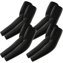 Arm Sleeves For Men Women: UV Sun Protection Sleeves To Cover Arms Cooling Compression Arm Sleeve Sports - Black - View 1