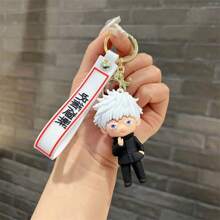 bandai Chaveiro Bandai - Pingentes de bolsa com personagens de anime Gojo, Megumi, Nobara e Yuji para mochilas e bolsas, lembrancinhas fofas para fãs