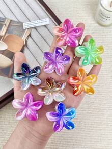 Hair Clips Claw Clips 6Pcs Mini College Style Hair Clip: Mini Small Petal-Shaped Hair Clip For Curls. Hawaiian Hair Clip For Thick Hair. 1.57 Inches Long. Perfect For A Lady's Sweet Style For Daily Commuting, Dates, Parties, Weddings, Fashionable Beach Hair Accessories, Back-To-School Season, A Perfect Gift For Your Female Friends!!, School Stuff, College Autumn Accessories Flower Hair Claw Fall Winter For Vacation Outfits Woman - Coneflower - View 8