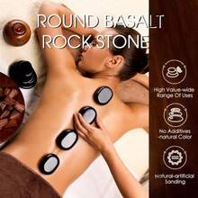 Maxdee Massage Stones Ential Hot Stones For Massage 6 Large Hot Stones Massage Kit Hot Rocks Massage Stones For Profional Or Home Spa Foot Heater Relaxing Healing Pain Relief 2.4*3.14 - 6PCS-2.4x3.14Inch - View 5