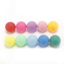 10pcs/20pcs Colorful Matte Plastic Ball, PP Material Lottery, Game Balls, Party, Celebration Decoration Accessories
