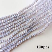 120pcs Triangle Austrian Crystal Glass Beads Spacer Loose Beads For Jewelry Making Bracelets & Bangles Necklace DIY 4mm