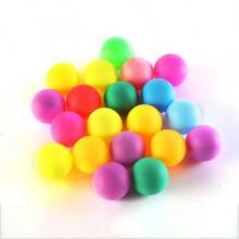 10pcs/20pcs Colorful Matte Plastic Ball, PP Material Lottery, Game Balls, Party, Celebration Decoration Accessories