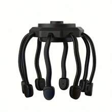 1 pezzo di Massaggiatore elettronico senza fili per la testa con 3 modalità - massaggiatore per la testa portatile a 360 gradi e 8 dita per il relax profondo, regalo per le vacanze