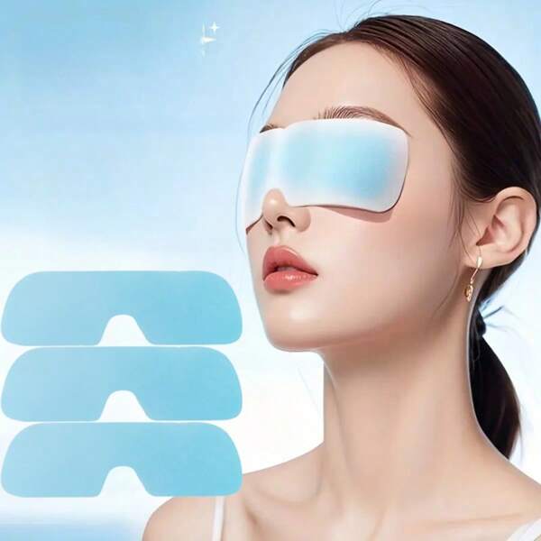 1/5/15pcs Instant Eye Masks, No Freezing Required, Helps Relax Eyes, Convenient For Travel