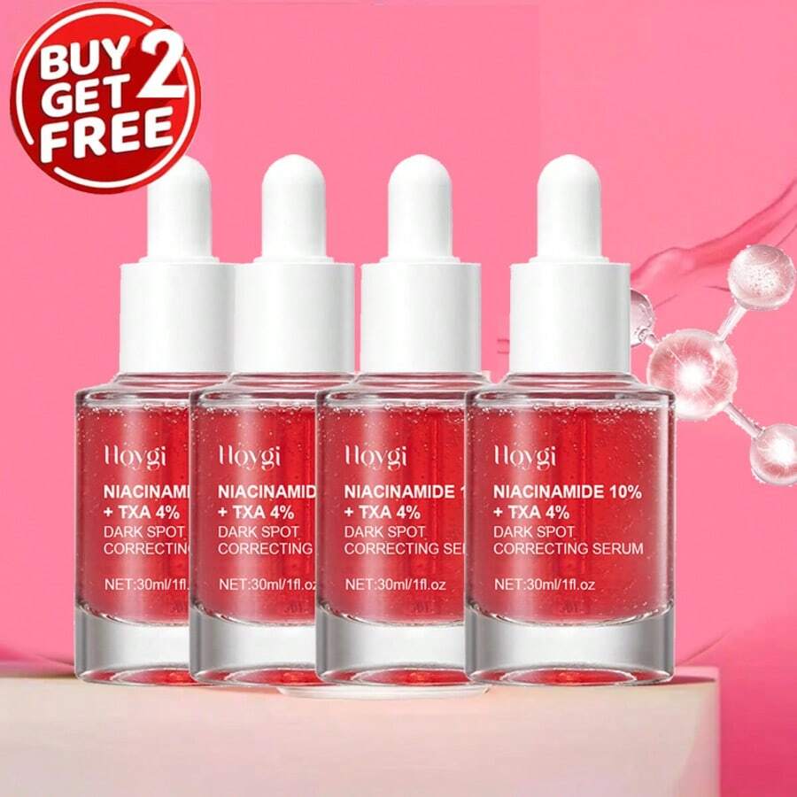 Hoygi Facial Care Serum - Moisturizing Formula To Help Minimize Pores And Improve Skin Texture, Gently Reduces The Appearance Of Dark Spots And Promotes A Brighter, Smoother Complexion - 粉色 - 查看 1