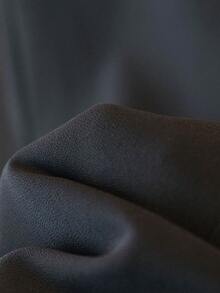 YUXIN 女式黑色透明上衣，半喇叭袖，图案印花宽松 T 恤 - 黑 - 查看 12