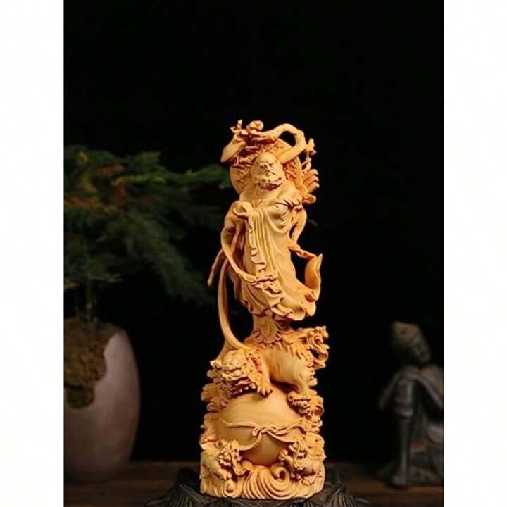 dsdsad 达磨大师佛像木雕高21cm×宽7cm 由Tsug制高级木雕佛陀雕刻
