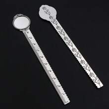 2 pièces Réglette de 20 mm de taille intérieure, marque-page, cabochon, base vierge, réglage de plateau. Accessoires pour la fabrication de bijoux DIY