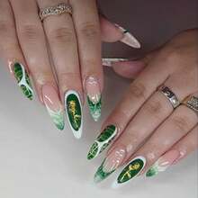 48 Pcs 3D Gold Nail Charms Y2K Bulk Nail Art Decor Set Nail Charms And Gems Including Heart Rhinestones For Nails, Cherries, Dollars, Roses, Crowns, And More For Nail Art Decoration Jewelry - Nhiều màu - Xem 6