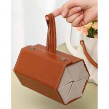 Multifunctional Glasses Case - Large Capacity Leather Glasses Storage Box, High-End Multi-Compartment Sunglasses, Optical Glasses, Eyeglasses Case, Portable Travel Accessory, Wall Mount