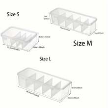 1 Stück Kabel Aufbewahrungsbox mit mehreren Ebenen und Trennfächern, perfekt zum Organisieren von Ladekabeln, Kopfhörern und Büromaterial, multifunktionale Kabel Organizer Box, Schreibtisch Organizer für Büro, Wohnheim und Zuhause