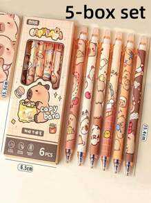 1/3/6 piezas Bolígrafos de gel borrables, adecuados para útiles de oficina, útiles escolares, regalo de regreso a la escuela