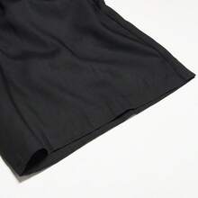 Puma Mono corto de verano para mujer con cuello, botones y mangas cortas - Negro - Ver 6