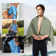 Asciugamani da fitness in fibra ultrasottile, asciugamani da bagno, asciugamani assorbenti per lo sudore, asciugamani da yoga, adatti per viaggi, yoga, spiaggia, nuoto, escursioni, fitness, campeggio, zaini, picnic, sport e attività all'aperto, elementi essenziali per la spiaggia
