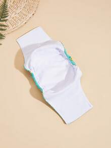 1pc Dog Male Diapers/Pants, Reusable Washable Waterproof Pet Belly Bands, Breathable Dog Sanitary Pads, Comfortable And Reusable For Dogs - Grey - View 6