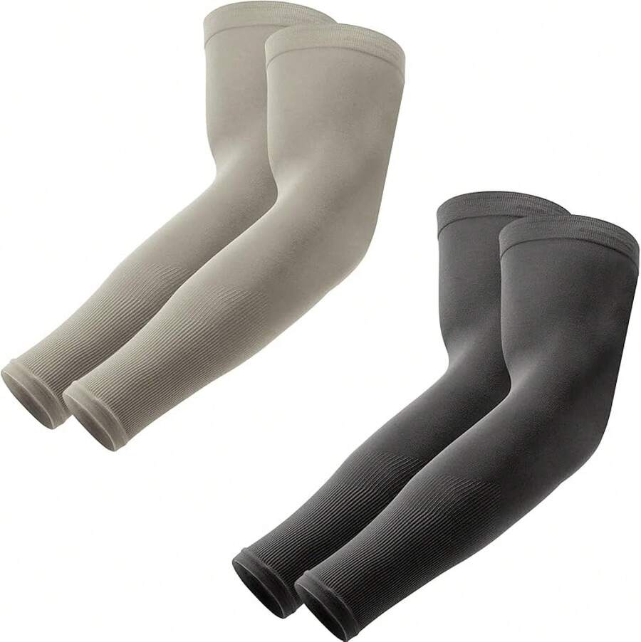 Compression Arm Sleeves, Arm Sleeves Men Women, Volleyball Cooling Arm Sleeve - 深灰色 - 查看 1