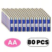 4-80 节一次性干电池 AA 电池 Double A Max 碱性电池适用于仪表板无线鼠标时钟 LED 灯 - 5號電池 - 查看 13