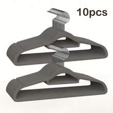 100/60/20/10/5/1 Packung rutschfeste Samt-Kleiderbügel | Organisieren Sie Ihren Kleiderschrank mühelos mit platzsparenden Lösungen | Strapazierfähige und stilvolle Kunststoffbügel perfekt für Schlafzimmer, Badezimmer, Büro, Wohnheim und Zuhause | Ideal für Feiertage, Weihnachten, Thanksgiving, Neujahr und Valentinstag | Maximieren Sie Ihren Kleiderschrankplatz mit eleganten und funktionalen Organizers