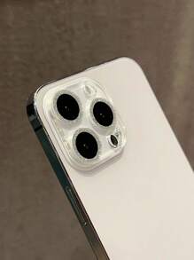 Glitter Rhinestone Apple 15 ProMax Lens Film, Built-In 14 ProMax Smartphone Camera Glass Lens Protection Ring Frame Cover, Tempered Glass Transparent Rhinestone Lens Film Compatible With IPhone