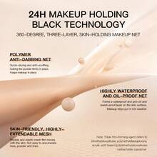 Zeesea 24小时哑光粉底液，全面遮瑕控油，防水防晕染，30克，适合所有肤质 - 淺麥#MW04 - 查看 4