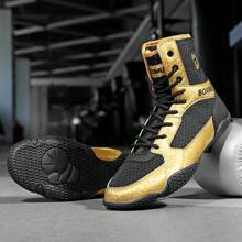 Professional Indoor Training Boxing Shoes, Competitive Men's Wrestling Shoes