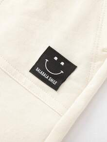 Balabala 2025 New Summer Kids Cotton Casual Shorts, Boys Knee-Length Pants - Milky White - View 4