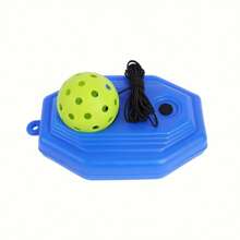 High Rebound Pickleball Trainer, Practice Base And TPR 40 Hole Pickleball, Outdoor High Resilience Holeball For Beginners, Durable Indoor And Outdoor Training Aid Partner, Pickleball Rebounder