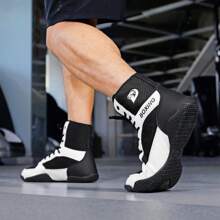 Professional Boxing Shoes For Indoor Training, Men's Specialized Wrestling Shoes For Competition