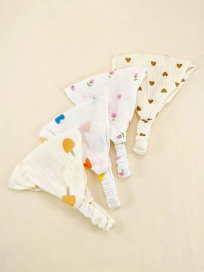 عصابة رأس مطبوعة للأطفال من عمر 3-12 شهرًا، إكسسوارات رأس جميلة ومرنة للرضع، مناسبة للصيف