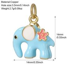 1pc DIY Seashell, Sea Turtle, Starfish, Octopus, Seahorse, Whale Pendant Charm, Summer Beach Elegant Jewelry For Women & Girls