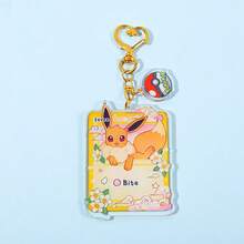 Llavero acrílico de Pokémon Eevee - Encantador accesorio de dibujos animados, encuentra rápidamente tus llaves, accesorio de anime, fácil de llevar, no se caerá fácilmente. ¡Di adiós al desorden de llaves! Accesorio para coche, colgante para bolso, escuela - SS0357 - Ver 15