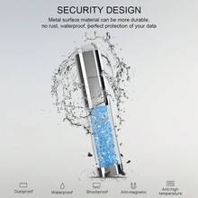 BIYETIMI 128GB 钻石形防水U盘，64GB 水晶U盘，128GB 礼品U盘 - 藍色 - 查看 4