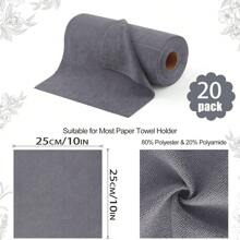 1 Roll Multipurpose Tear-Off Cleaning Cloth, Super Absorbent Microfiber Non-Lint Cleaning Wipes, Reusable And Washable For Home, Kitchen, Car, Window