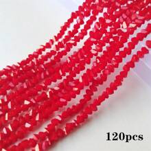 120pcs Triangle Austrian Crystal Glass Beads Spacer Loose Beads For Jewelry Making Bracelets & Bangles Necklace DIY 4mm