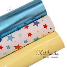 Canvas Kit With 3 Colors - 15 X 24 Cm Each Color (Approximately) - Kit Ref 82 - View 2