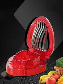 1pc Creative Strawberry Fruit Slicer, Fancy Melon Fruit Clicer Kitchen Fruit And Egg Slicer
