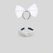 Extra Large Bowknot Headband For Women, French Personality Gauze Decor Exaggerated Romantic Photography Headpiece, Accessories Valentine's Day,Hairband,Hair Hoop Headbands