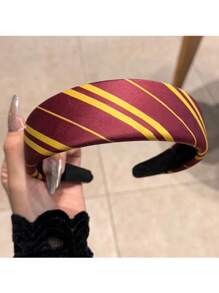 Warner Bros Warner Bros 1Pc Harry Potter Hogwarts Wizarding World Striped Headbands For Women, Gryffindor/Ravenclaw/Slytherin House Headbands Hair Accessories, For Women Daily Costume Accessories - Party The Perfect Gift Hairband Hair Hoop