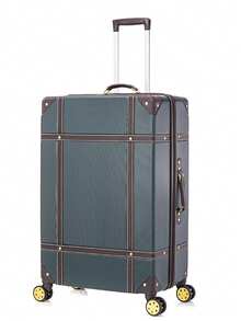 Maleta vintage de moda y bolsa de viaje con ruedas para la escuela, accesorios y artículos escolares - Multicolor - Ver 9