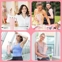 Accesorios compatibles con la Copa : 2 tapas de pajitas con flores, 3 tapones a prueba de derrames de silicona para el vaso de 40 onzas con tapa y asa, 2 fundas protectoras de silicona para la pajita y 1 cepillo, suministros de regreso a la escuela